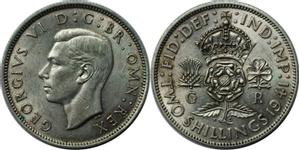 Großbritannien 2 Schilling (Florin) 1941 HP auf der Auktion BAC - 9. November 2022