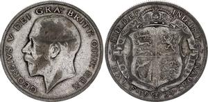 Großbritannien 1/2 Krone 1924 auf der Auktion Katz - 12. Februar 2023