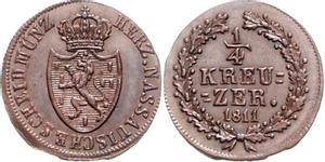 Nassau 1/4 Kreuzer 1811 L auf der Auktion Möller - 3. Dezember 2013
