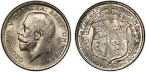Wielka Brytania 1/2 korony 1919 na aukcji Stephen Album - 21 maja 2023