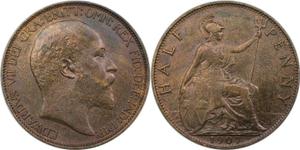 Großbritannien 1/2 Penny 1907 auf der Auktion BAC - 20. September 2023