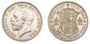 Wielka Brytania 1/2 korony 1930 na aukcji NOONANS - 20 września 2023
