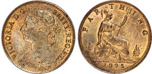Großbritannien 1 Farthing 1895 auf der Auktion Stanley Gibbons Baldwin's - 18. Oktober 2023