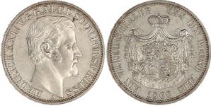 Reuß-Greiz Taler 1868 A auf der Auktion Teutoburger - 16. April 2024