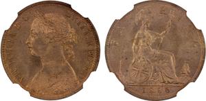 Großbritannien 1 Farthing 1886 auf der Auktion Stephen Album - 22. September 2024