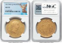 México 8 escudos 1817 Mo JJ en subasta Heritage - 20 de enero de 2025