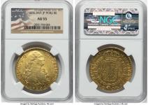 Peru 8 Escudos 1805 JP at auction Heritage - February 9, 2025