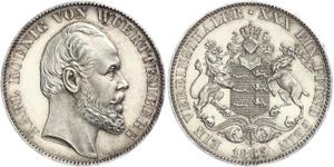 Württemberg Taler 1865 auf der Auktion WAG - February 16, 2025