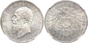 Deutschland 5 Mark 1904 A "Schaumburg-Lippe" auf der Auktion WAG - 16. Februar 2025