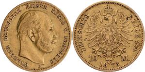 Deutschland 10 Mark 1873 A "Preussen" auf der Auktion Gärtner - February 18, 2025