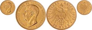 Alemania 20 marcos 1903 A "Waldeck-Pyrmont" en subasta Teutoburger - 8 de marzo de 2025