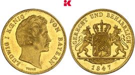 Bavaria Ducat 1847 at auction Künker - March 21, 2025