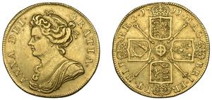Großbritannien 2 Guinee 1711 "Nach der Vereinigung" auf der Auktion NOONANS - 6. März 2025