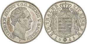 Saxony-Albertine Thaler 1845 F at auction Künker - March 7, 2025