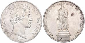 Бавария 2 талера 1840 "Альбрехт Дюрер" на аукционе Künker - 7 марта 2025