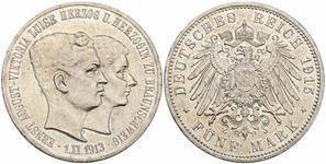 Deutschland 5 Mark 1915 A "Braunschweig" auf der Auktion Künker - 7. März 2025