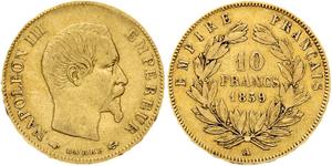 Francja 10 franków 1859 A na aukcji Schulman - 26 marca 2025