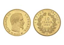 Francja 10 franków 1859 A na aukcji Beaussant Lefèvre - 18 marca 2025