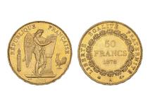 Франция 50 франков 1878 A на аукционе Beaussant Lefèvre - 18 марта 2025