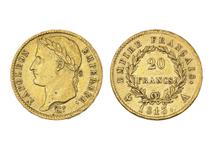 Francja 20 franków 1813 A na aukcji Beaussant Lefèvre - 18 marca 2025