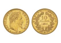 Francja 10 franków 1863 BB na aukcji Beaussant Lefèvre - 18 marca 2025