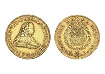 México 8 escudos 1748 Mo MF en subasta Beaussant Lefèvre - 18 de marzo de 2025