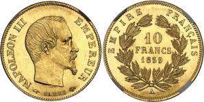 Francja 10 franków 1859 A na aukcji Palombo - 11 kwietnia 2025