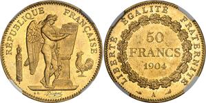 France 50 Francs 1904 A at auction Palombo - April 11, 2025