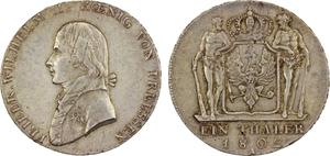 Prussia Thaler 1802 A at auction Stephen Album - March 24, 2025