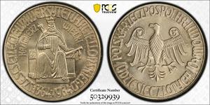 Polska 10 złotych 1964 "600-lecie Uniwersytetu Jagiellońskiego" (Próba) na aukcji Stephen Album - 24 marca 2025