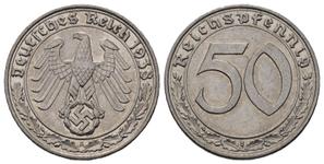 Deutschland 50 Reichspfennig 1938 A auf der Auktion Münzen Gut-Lynt - March 30, 2025