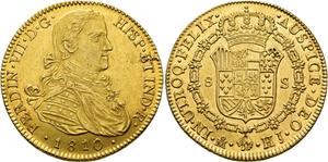 México 8 escudos 1810 Mo HJ en subasta Jesús Vico - 27 de marzo de 2025