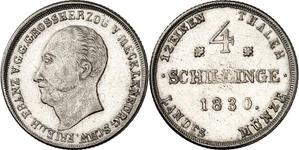 Mecklenburg-Schwerin 4 Schillinge 1830 auf der Auktion Münzzentrum Rheinland, Heinz-W. Müller - 10. April 2025