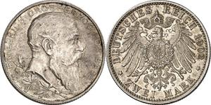 Deutschland 2 Mark 1902 "Baden" auf der Auktion Münzzentrum Rheinland, Heinz-W. Müller - 10. April 2025