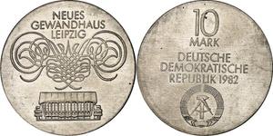 Niemcy 10 marek 1982 "Gewandhaus" na aukcji Münzzentrum Rheinland, Heinz-W. Müller - 10 kwietnia 2025