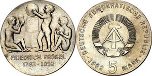 Germany 5 Mark 1982 "Froebel" at auction Münzzentrum Rheinland, Heinz-W. Müller - April 10, 2025