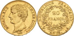 Франция 20 франков AN 12 (1803-1804) A "CONSUL" на аукционе Maison R&C - 8 апреля 2025