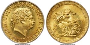 United Kingdom Sovereign 1817 at auction Heritage - May 2, 2025