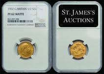 United Kingdom Half Sovereign 1902 at auction St James’s - April 15, 2025