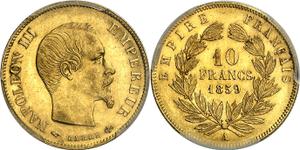 Francja 10 franków 1859 A na aukcji MDC Monaco - 5 czerwca 2025