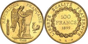 France 100 Francs 1899 A at auction MDC Monaco - June 5, 2025