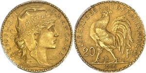 France 20 Francs 1900 A at auction MDC Monaco - June 5, 2025