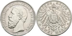 Deutschland 2 Mark 1902 G "Baden" auf der Auktion Busso Peus - 30. April 2025