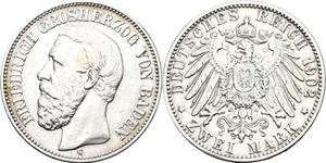 Deutschland 2 Mark 1902 G "Baden" auf der Auktion Busso Peus - 30. April 2025