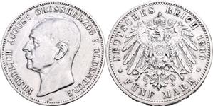 Германия 5 марок 1900 A "Ольденбург" на аукционе Busso Peus - 30 апреля 2025