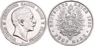 Niemcy 5 marek 1888 A "Prusy" na aukcji Busso Peus - 30 kwietnia 2025