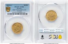 Франция 20 франков 1815 A на аукционе Heritage - 28 апреля 2025
