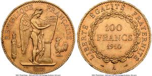 France 100 Francs 1910 A at auction Heritage - April 28, 2025