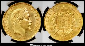 France 100 Francs 1868 A at auction Auction World - April 20, 2025
