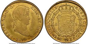 Peru 8 Escudos 1819 JP at auction Heritage - May 14, 2025